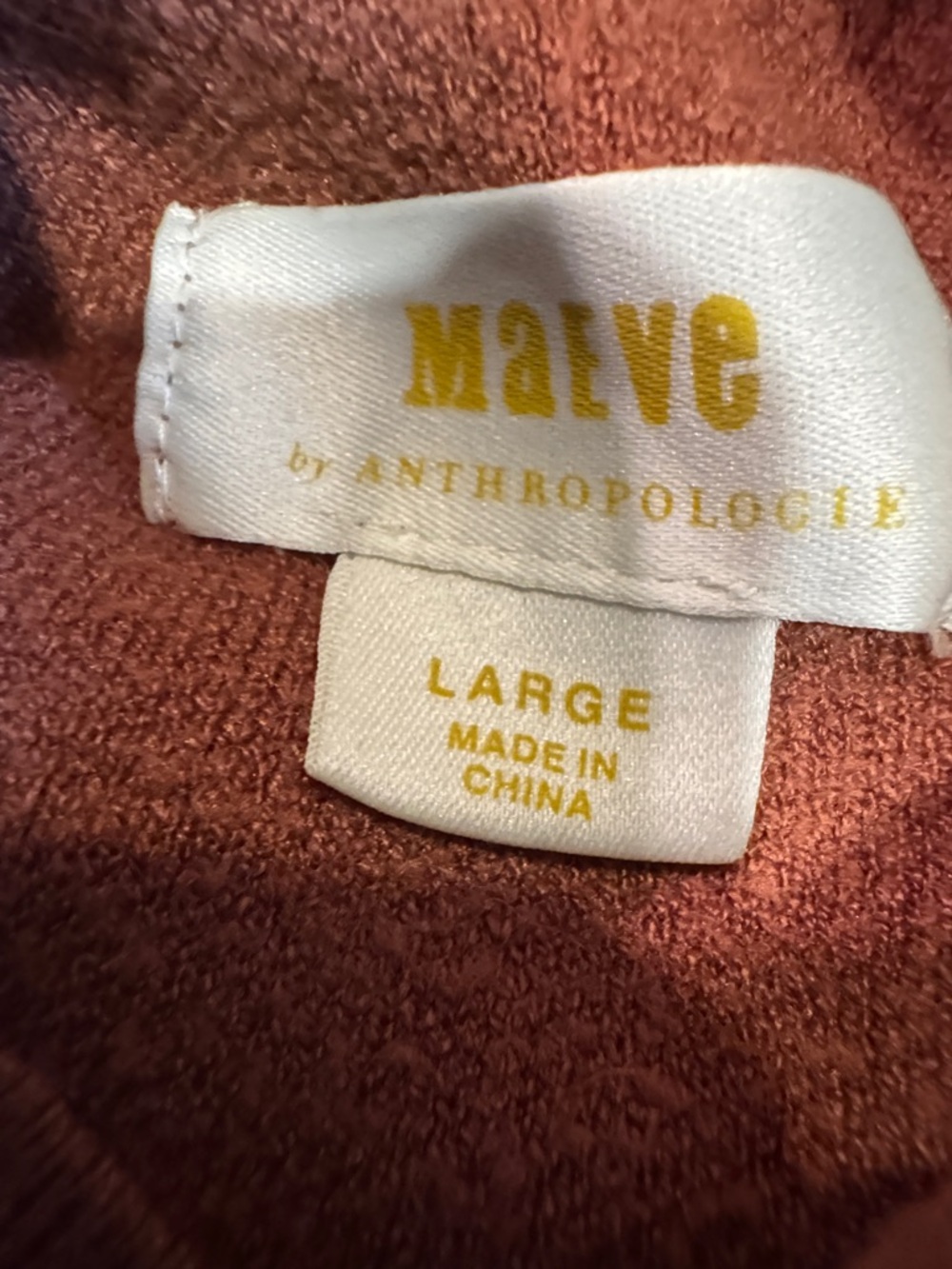Anthropologie Women’s Turtleneck Sweater - Rust Brown - Picture 6 of 9